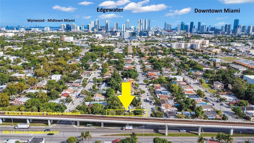 Develop 49 units in a proposed 9-story apartment building West of Wynwood & blocks to the UM Hospital District in Miami, FL.  Plans are in process and are on the 2nd round of submission with the City of Miami.  Develop by-right via the  ‘Live Local Act’, 48 residential units plus one (1) commercial/office.  As this site is in a ‘Transit Oriented Development’ (“TOD”) Area, it benefits from the cost savings of zero parking requirements.   The location is within blocks of two metro-stations just north and south of the site along NW 12th Ave.  Potential for over $1.1 mm in annual proforma revenue when developed, delivered & stabilized.  Plans in process on 2nd round of submissions. Only $42,000/door land cost.