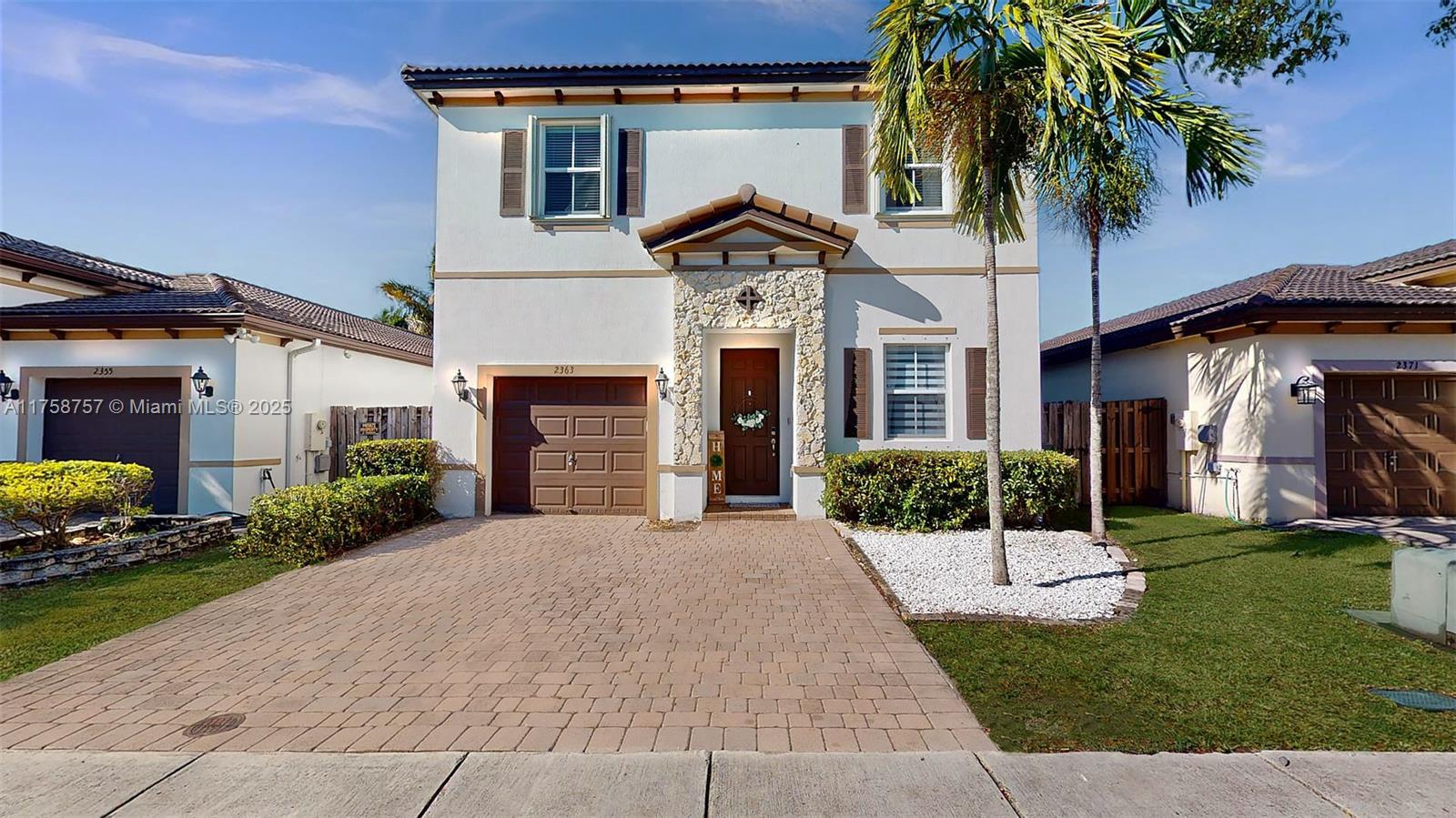 Well-maintained open-concept single-family home located in the desirable gated community of Atlantic Isle of Oasis. This beautiful property features a spacious living room, dining room, and kitchen, all freshly painted with recessed lighting. The home offers 4 bedrooms, 2 full bathrooms (both with double sinks), and 1 half bathroom. The large master suite includes a private bathroom with a soaking tub, standing shower, and a toilet with a privacy door. The second floor overhead lighting has been updated with modern fixtures. Enjoy the expansive backyard, perfect for entertaining. A must-see for those seeking comfort, style, and convenience in a peaceful, secure community!"