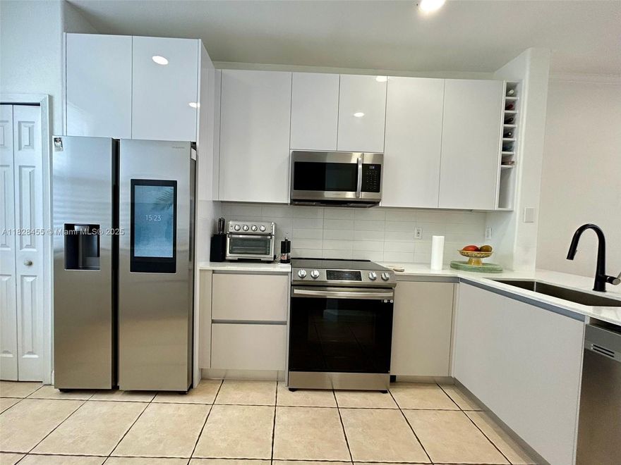 Beautiful and modern 2-bedroom, 2.1-bath townhouse in the desirable Costa Linda community. This move-in-ready home features a fully updated kitchen with stainless steel Samsung smart appliances, renovated bathrooms, smart lighting throughout, and stylish finishes. Bright and spacious layout with a private patio, ideal for relaxing or entertaining. The community offers a private pool, a children’s play area, and green spaces for exercising throughout the community. Prime Doral location close to shopping, dining, and excellent schools.The property will be available starting August 15th.