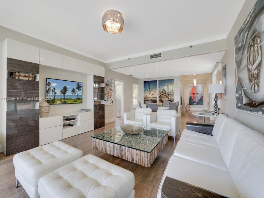 The most sought-after floor plan in SEASIDE VILLAGE is this 3BR,3 Bath gorgeous unit renovated and ready to move-in.  Chic décor, multiple deep terraces, furnished and equipped with stainless steel appliances, wood floors, and much more.  Located just a short walk from the most popular restaurants on the Island, the Beach Club, Garwood, The Snooker Club, and the one and only Sunset “Tiki” Bar, as well as the Racquet Club and Spa Internazionale.  Featuring garden and ocean views and delicious  ocean breezes.  Easy to Show.  Rental income history available upon request.