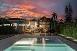Stunning Modern Home with Outdoor Oasis! This exceptional 3-bed, 2.5-bath residence, complete with an additional den, is a meticulously crafted gem. No flips! Enjoy luxurious features like elegant porcelain tile floors and a gourmet kitchen with stainless steel appliances. The master bathroom boasts dual sinks, a towel warmer, a bidet toilet, and a rainfall shower. Hurricane impact windows and doors enhance safety, while the entertainer's dream outdoor space features a motorized pergola, mood lighting, and a heated saltwater pool with a relaxing spa. Located in the desirable Tresulee Subdivision, just minutes from all that Miami has to offer! Don’t miss this unique opportunity to own a piece of paradise!