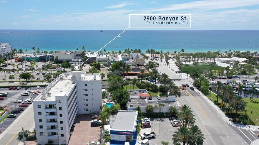 CAN BE RENTED RIGHT AWAY min 30 days up to 12 times per year. PRIME LOCATION! 4th floor unit 2 blocks from the beach & Las Olas Blvd. Lots of restaurants & shops around, excellent atmosphere to enjoy the nightlife as well as the tranquil beach life, 15min to Fort Lauderdale airport. Make it your home or an income property,  Hurricane windows, tile floors, updated & furnished. 1 assigned parking space with unit. Laundry facility on first floor. Pool in building.