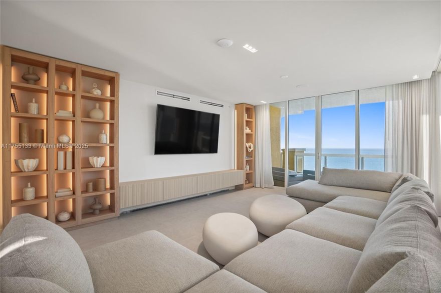 Exclusive Oceanfront Luxury at Acqualina!Perched on the 39th floor, this designer-renovated, fully furnished 4-bedroom, 4-bathroom residence offers breathtaking panoramic views and an unmatched level of sophistication.Enjoy world-class amenities, including the Acqualina Spa, oceanfront pools, fitness center, beach service, and 24-hour concierge and valet. Indulge in gourmet dining at Avra, Il Mulino, and Costa Grill—all within the resort.A rare opportunity to own at Miami’s most prestigious oceanfront address.