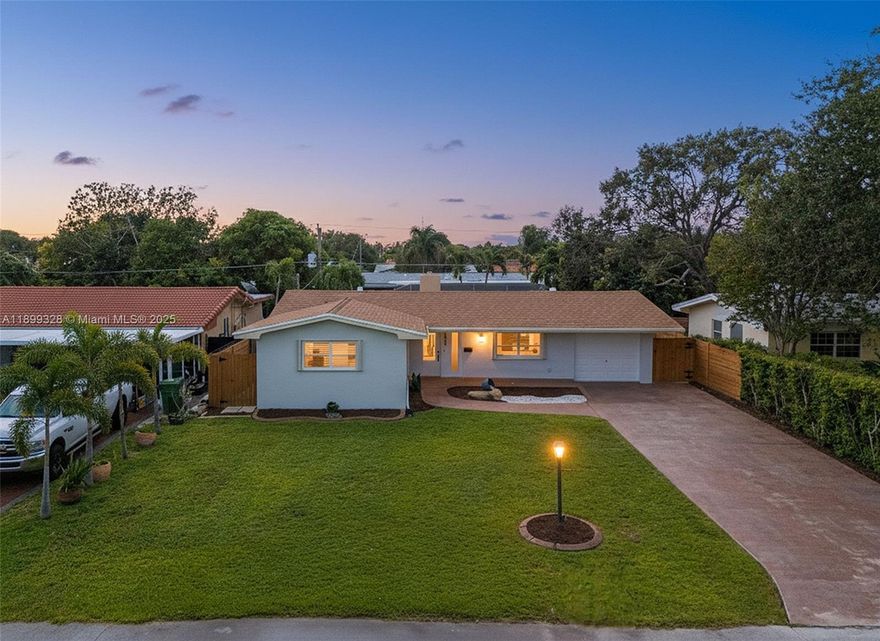 NEW Move-In Ready & Family-Friendly in West Pembroke Pines!

This beautifully renovated 3-bedroom, 2-bath home has it all! Enjoy a spacious separate living room, dining area, and family room. A large back room can serve as a playroom, office, or easily be converted into a 4th bedroom. Plus a air-conditioned garage with tile floors, perfect for an office or game room. Relax on the screened-in patio featuring a 12x20 swim spa/jacuzzi.
Recent updates include: new fence (2025) and garden improvements, AC (2024), newer appliances, plantation shutters, fresh interior and exterior paint, upgraded bathrooms and kitchen, water heater (2015), newer flooring, newer roof (2013), doors and windows (2012), Full hurricane shutters are included. No HOA, no restrictions — easy to show!