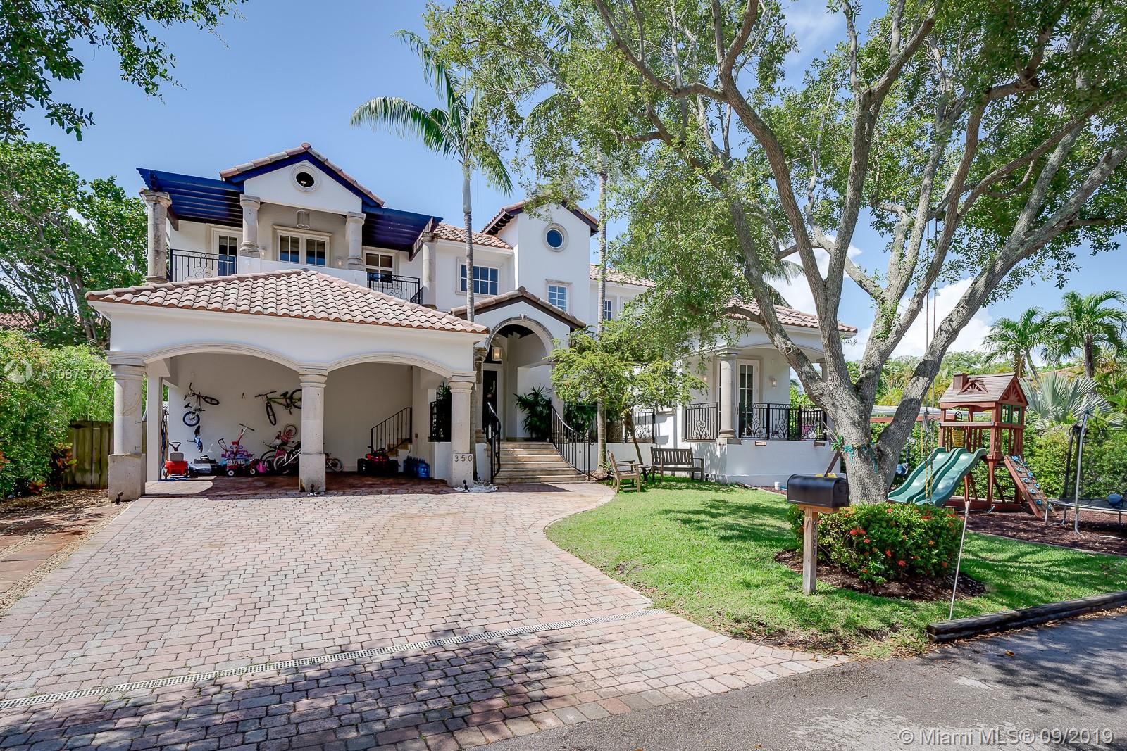 Great oportunity to own a Beautiful 5 bedroom 5 1/2 bath contemporary home built in '07 and located on one of the quietest, low traffic streets in Key Biscayne. Upgrades & renovations incld: New top-of-the-line kitchen, master bath, heated spa pool, wood deck, wine cellar, nanny's room and two car carport. This house meets all the requirements of an easy living family home. &#xD;&#xA;&#xD;&#xA;Light, bright airy family home on quiet street. Newer construction with many upgrades. Big center island kitchen opens to large family room area. Covered first floor porch and second floor terrace of bedrooms, and a Huge Master Bedroom with two walk-in closets.