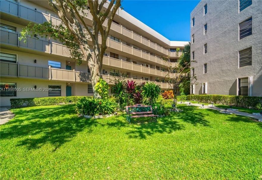 Beautifully renovated 1BR/1.5BA condo located on the first floor with serene water views in the highly desirable 55+ gated community of Colony Point, offering 24-hour security. Ideally situated near shopping, dining, and everyday conveniences in the Pembroke Lakes area, with easy access to I-75 to Fort Lauderdale, Miami, and Naples. This light-filled residence has been renovated and features a spacious open-concept living and dining area with modern finishes throughout. The redesigned kitchen boasts contemporary cabinetry, upgraded countertops, and stainless-steel appliances. The expansive primary suite includes a walk-in closet and a beautifully updated private bath, along with a stylish half bath for guests. Additional highlights include an in-unit washer and dryer, private storage, and assigned parking. Residents enjoy resort-style amenities such as a clubhouse, fitness center, pool, sauna, tennis and pickleball courts, as well as complimentary community shuttle service. The building has completed its 40-year certification. Maintenance includes cable, internet, water, and trash. Per community rules, no rentals and no trucks are permitted. All information recorded in the MLS is intended to be accurate but cannot be guaranteed, buyer advised to verify.