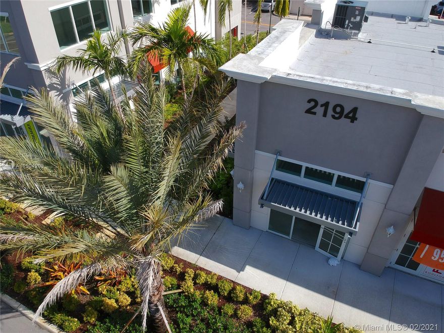 Super Well Located, This is a Corner Unit, at MIRABELLA PLAZA. Miramar FL. With High Ceilings, High Impact Windows and Vinyl Floor. Enjoy the beautiful Garden View. The Mediterranean architecture is definitely an attribute that provides small business owners a commercial space to be proud of. Florida Department of Transportation reports that over 60,000 vehicles drive by Mirabella daily. The research is done....say hello to your neighbors. Mirabella Plaza is anchored by McDonald’s and Walgreens. There is ample parking for merchants and visitors. This ground unit is suitable for retail opportunities like hair and nail salons, coffee shops, insurance offices, boutique stores, cell phone and e-cigarette stores, jewelry and spas to name a few.