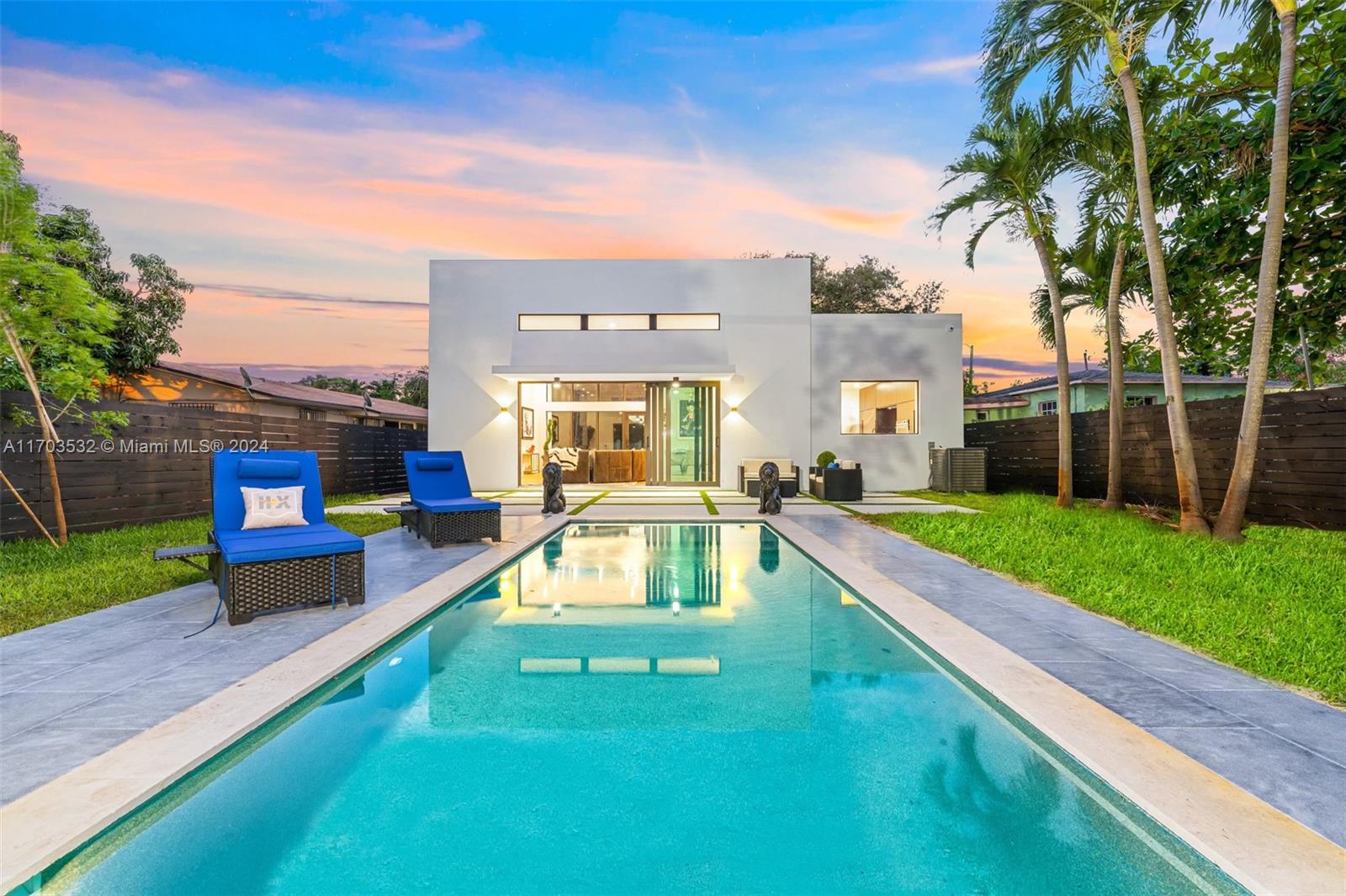 Experience the pinnacle of luxurious living in this new construction, 3-bedroom 2.5 bath, fully furnished, gated home located within blocks of the famed Miami Design District and a selection of acclaimed restaurants. Designed with an open floorplan and soaring volume ceilings, this residence blends modern luxury with exceptional comfort. The high-end kitchen features premium appliances and stylish finishes. Spacious bedrooms offer a serene retreat, while the expansive backyard/pool area provides an inviting space for entertaining. Miami’s vibrant neighborhoods Brickell, Midtown, Wynwood just minutes away, Airport within easy reach, this home offers unparalleled convenience & sophistication. *7% Cap for Investors on annual lease, no restrictions, short term airbnb ok to maximize your income