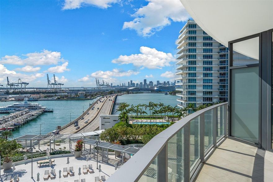 Spacious and bright corner 3 bedroom, 3.5 bathroom residence with 10 ft ceilings at Five Park - the newest luxury residential tower in Miami Beach. 2,178 sq ft of interior space, complemented by close to 1,000 sq ft of wraparound terrace. Beautiful views of the South of Fifth, the Bay, and the ocean. Open living space, Italian kitchen with Gaggenau appliances, marble primary bathroom. Five Park is a full service luxury building, offering its residents all amenities including private beach club via house car, 2 pools, gym, spa, on-site restaurant and more. Most sought-after location in Miami due to proximity to restaurants, beach, parks, gyms etc. New building, opened in November 2024.