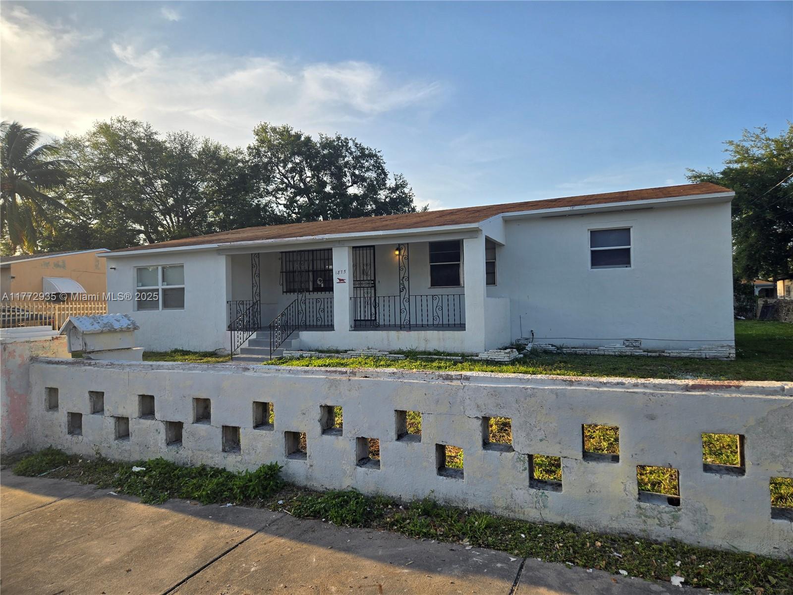Rental Property at 1875 Nw 91st St, Miami, Broward County, Florida - Bedrooms: 4 
Bathrooms: 2  - $3,600 MO.