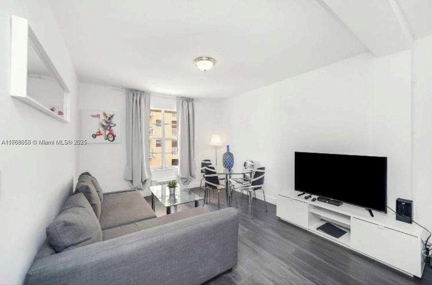 INVESTORS ALERT! Property can be rented on AIRBNB and all the short term webistes. Next to Faena and Edition hotel. Apartment is completely renovated and sold with the furniture. Nice Corner unitt. 1 Block from the beach. Property currently managed with short term platforms.