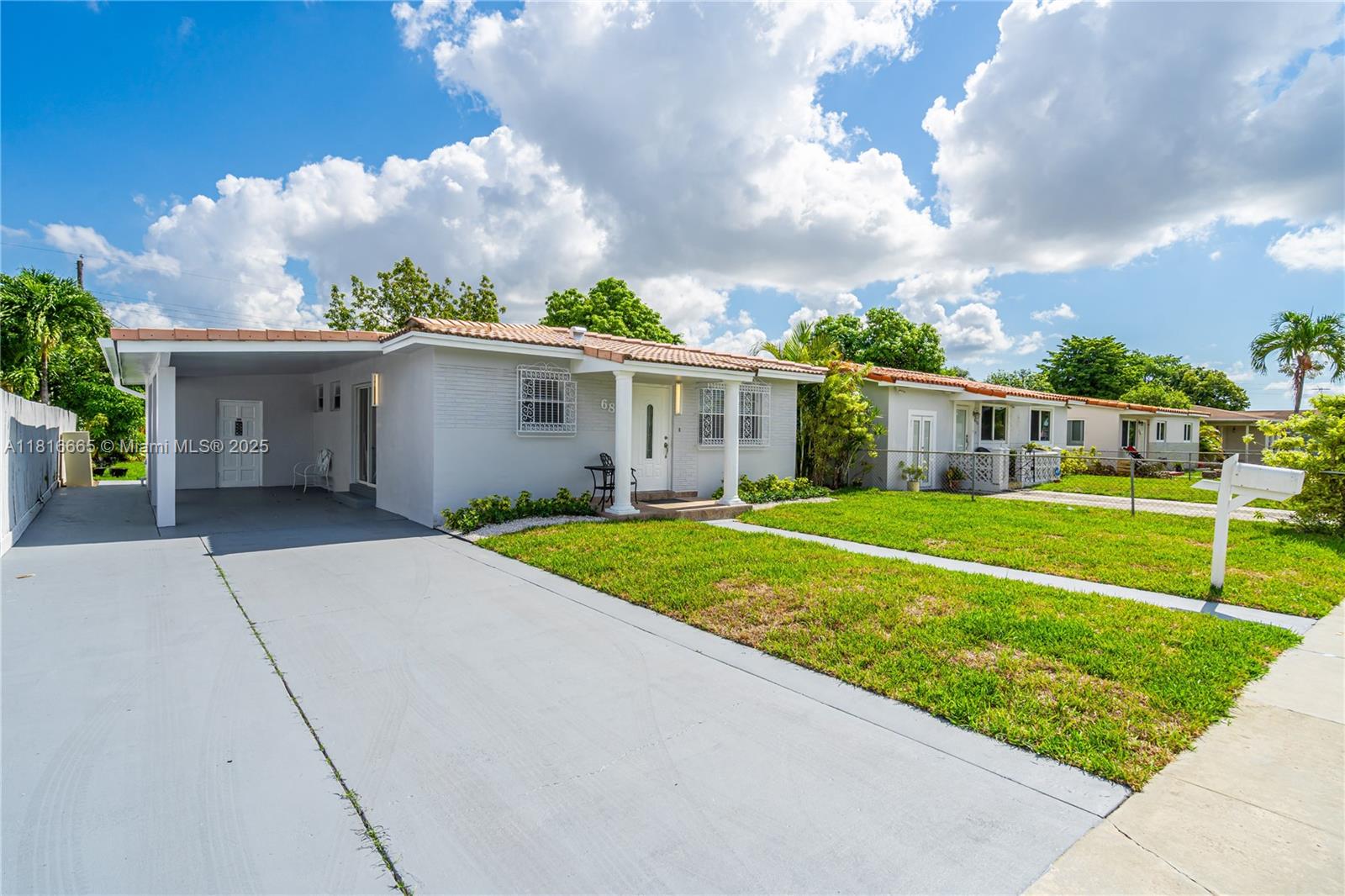 Discover this fully renovated 3-bedroom, 2-bath home in the heart of Hialeah, offered at $3,800 *** with electric, water, and lawn care all included***. Enjoy a modern kitchen with sleek finishes, stylish bathrooms, and fresh upgrades throughout. The expansive backyard is perfect for entertaining, and the large front driveway easily fits five or more vehicles. Located minutes from major highways, shopping, and dining, this move-in ready home combines comfort, style, and unbeatable convenience. Act fast — homes like this don’t last.