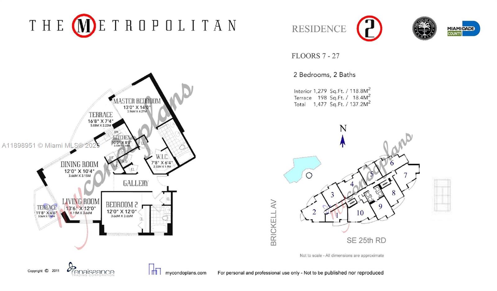 THE METROPOLITAN CONDO - Residential Lease