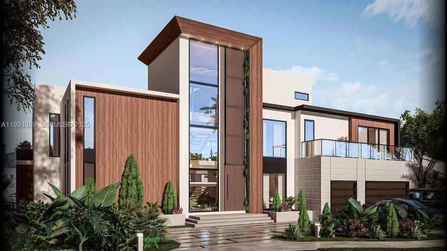 This crafted residence offers approximately 6,500 square feet of refined living space and 105 feet of prime water frontage, highlighted by a brand-new 6-foot concrete seawall—one foot higher than standard for added peace of mind. Thoughtfully designed with 5 bedrooms plus a media room.
Modern sophistication defines every corner, from the private elevator to the rooftop bar and entertainment terrace with travertine flooring that flows effortlessly onto the resort-style pool deck. Additional highlights include a full outdoor kitchen, generator-ready electrical system, and a layout that blends elegance, comfort, and contemporary design.
Located inside the gated community of Bal Harbour—surrounded by multi-million-dollar homes and just minutes from the beach, premier shopping, and top dining—this property offers exceptional privacy and security. Residents enjoy one of Fort Lauderdale’s most desirable locations, just steps from Whole Foods, and a quick 12-minute drive to the airport for effortless convenience.
And because it’s brand-new construction, you’ll be the very first to own it, enjoying a pristine, untouched home built to today’s highest standards.