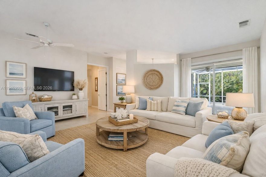 Discover refined Florida living in this impeccably maintained 3-bedroom, 2-bath residence with a 2-car garage, nestled within the prestigious, centrally located Lake Charles community of St. Lucie West. Thoughtfully designed, the light-filled open floor plan offers generous living and dining spaces that seamlessly connect to a well-appointed kitchen, all framed by tranquil views of the preserve.

The split-bedroom layout provides an ideal balance of privacy and comfort, while the home’s pristine condition reflects meticulous care and pride of ownership. Outdoors, the screened patio creates a serene retreat—perfect for entertaining guests or enjoying peaceful moments in a lush, tropical setting.

Lake Charles is a gated, all-ages community renowned for its resort-style amenities, including a grand clubhouse, community pool, tennis and pickleball courts. With low HOA fees and no CDD, this exceptional home offers a rare blend of sophistication, convenience, and lifestyle in one of St. Lucie West’s most desirable neighborhoods.

Lake Charles is a gated, all-ages community offering resort-style amenities, including a stunning clubhouse, community pool, tennis and pickleball courts, all with low HOA fees and no CDD. A wonderful opportunity to enjoy convenience, lifestyle, and location in one exceptional home.