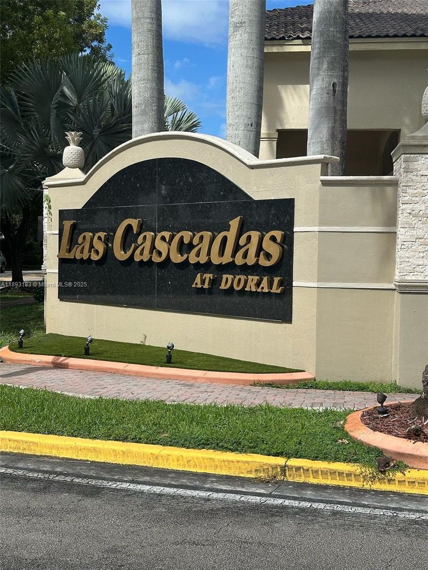 Spacious and well maintained 4-bedroom, 2.5-bath townhouse available for rent in the desirable community of Doral. This beautiful home features a bright open living area with large windows that fill the space with natural light and overlook a private fenced patio, perfect for relaxing or entertaining. The home offers tile flooring throughout the main areas, a functional kitchen with ample cabinetry, and a two-car garage providing convenience and additional storage. The community offers resort-style amenities a swimming pool. Ideally located near A+ schools, shopping centers, dining, and major highways. Ready for immediate move-in, a perfect place to call home in Doral!