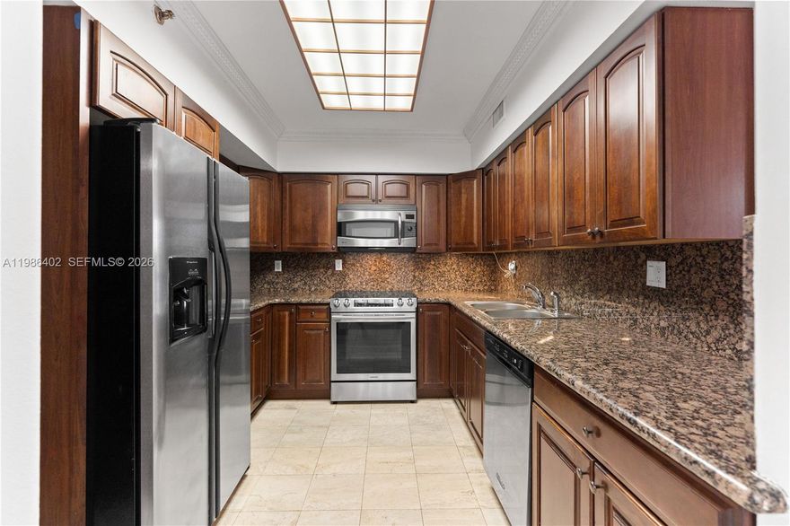 Great opportunity to own a condo in the desirable community of Mystic Pointe in Aventura. This spacious split floor plan features two bedrooms and two bathrooms. The primary bedroom includes two large closets and an ensuite bathroom. The remodeled and expansive kitchen offers ample storage space, and the convenience of an in-unit washer and dryer adds to the ease of daily living. The community elevates the lifestyle with an exceptional array of amenities, including tennis, pickleball, and basketball courts, a fully equipped fitness center, on-site restaurant, optional marina with slips available for purchase or lease, mini market, dog park, and beautifully landscaped grounds that feel like a private retreat. All of this is complemented by EV charging stations, valet service, and 24/7 concierge. For added peace of mind, the building is financially sound, maintains ample reserves, and has successfully completed its milestone certification—making this not only a lifestyle upgrade, but also a smart investment. Ideally located just minutes from Aventura Mall, the beaches, and houses of worship, this residence offers refined waterfront living with exceptional convenience.