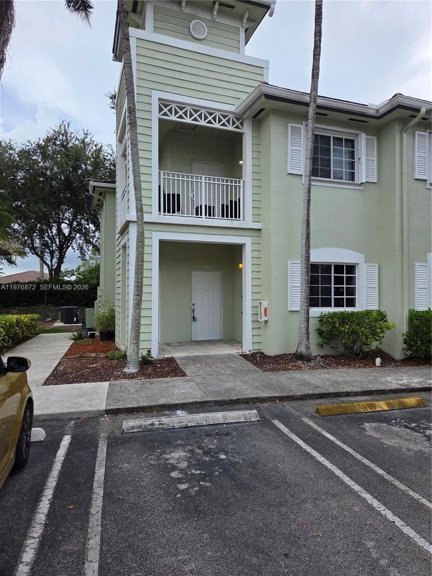 Newly remodeled 3/2 corner unit on the 1st floor in the gated community of Caribbean Isles. This split-floor plan features a spacious kitchen with new stainless-steel appliances, custom blinds, reglazed bathtubs, laminate wood flooring and textured walls and ceilings throughout. Includes in-unit full-size washer & dryer, new A/C, and generous closet space for ample storage as well as an exterior storage closet. Enjoy resort-style amenities: clubhouse with Wi-Fi, oversized pool, hot tub, gym, billiards, playground, and weekly resident events. Conveniently located near the Turnpike, Baptist Hospital, grocery stores, dining, and shopping. Plenty of guest parking.