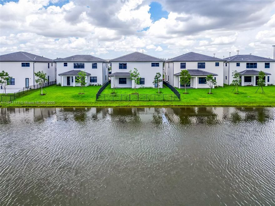 Gorgeous smart home for rent in the gated community of Marbella with stunning lake views. Features tile floors on the 1st level, open layout, modern kitchen with island, quartz counters, and SS appliances. Separate guest suite with kitchenette, laundry, and private entrance. Upstairs: elegant vinyl flooring, master suite with extra room, 2 custom walk-in closets, spa-like bath, plus 3 bedrooms with walk-ins. Covered terrace, 7-seat hot tub, green yard, 2-car garage + 4-car driveway. Clubhouse with gym and pool. Near A-rated schools, Memorial Hospital Miramar, I-75 & US-27