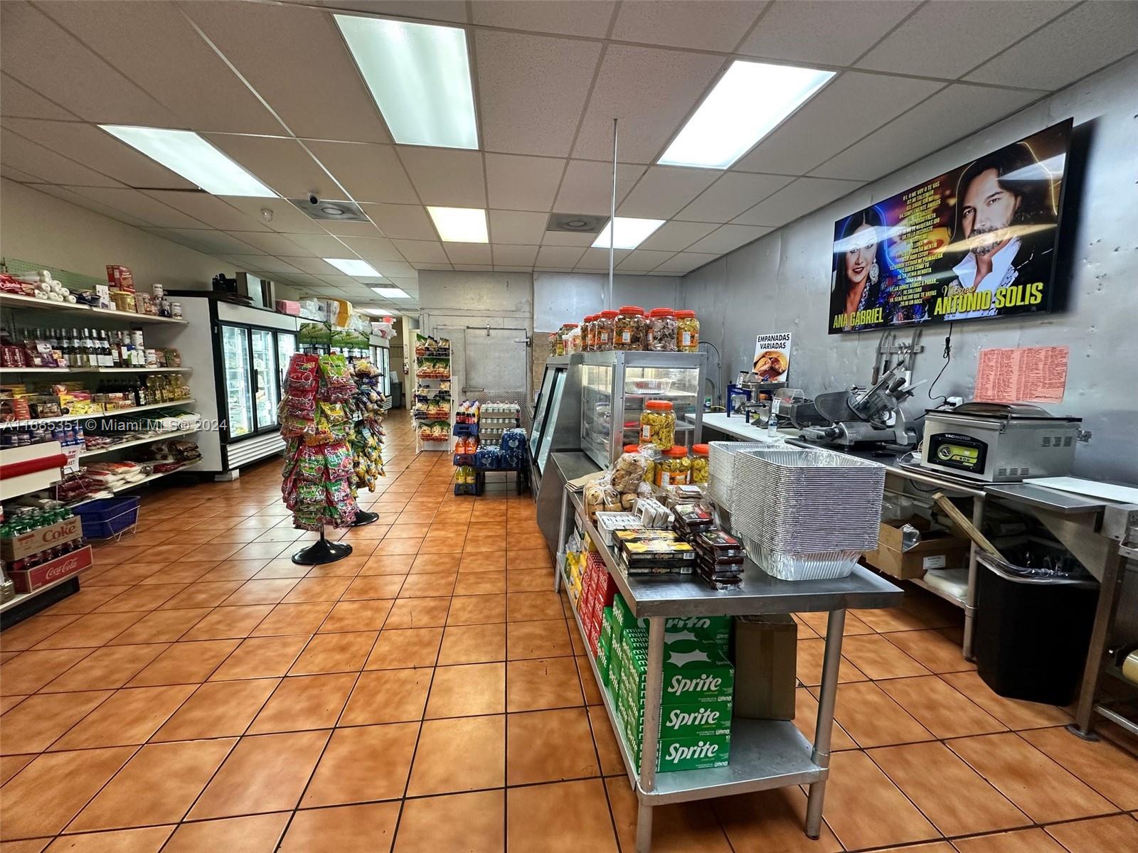 This popular, long-standing 1200 square foot grocery store located in Miami Dade's Cutler Bay area for over 3 years. Conveniently located in a high traffic area with plenty of pedestrians and parking This store offers a full-service meat market, deli and grease trap. Lease is $1738, ending in 2026 with 3 year renewal.
NDA and Proof of Funds required before showing.