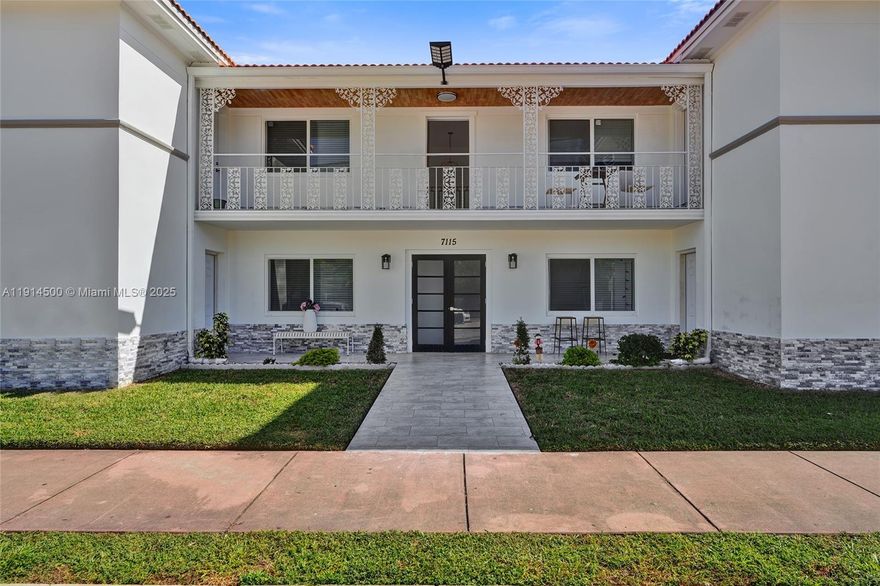 Oversized 2BD/2BA second-floor condo in the heart of Miami Beach, offering exceptional space and comfort. This fully renovated residence features a split-bedroom layout, updated kitchen and bathrooms, modern finishes, and abundant natural light throughout. Enjoy both a front and rear balcony—perfect for relaxing or entertaining. The expansive primary bedroom includes its own private entrance, ideal for large families, guests, or roommates. The building has been completely updated, offers plenty of parking, and includes on-site laundry facilities. Rarely available and move-in ready, this is a standout opportunity in a prime Miami Beach location.