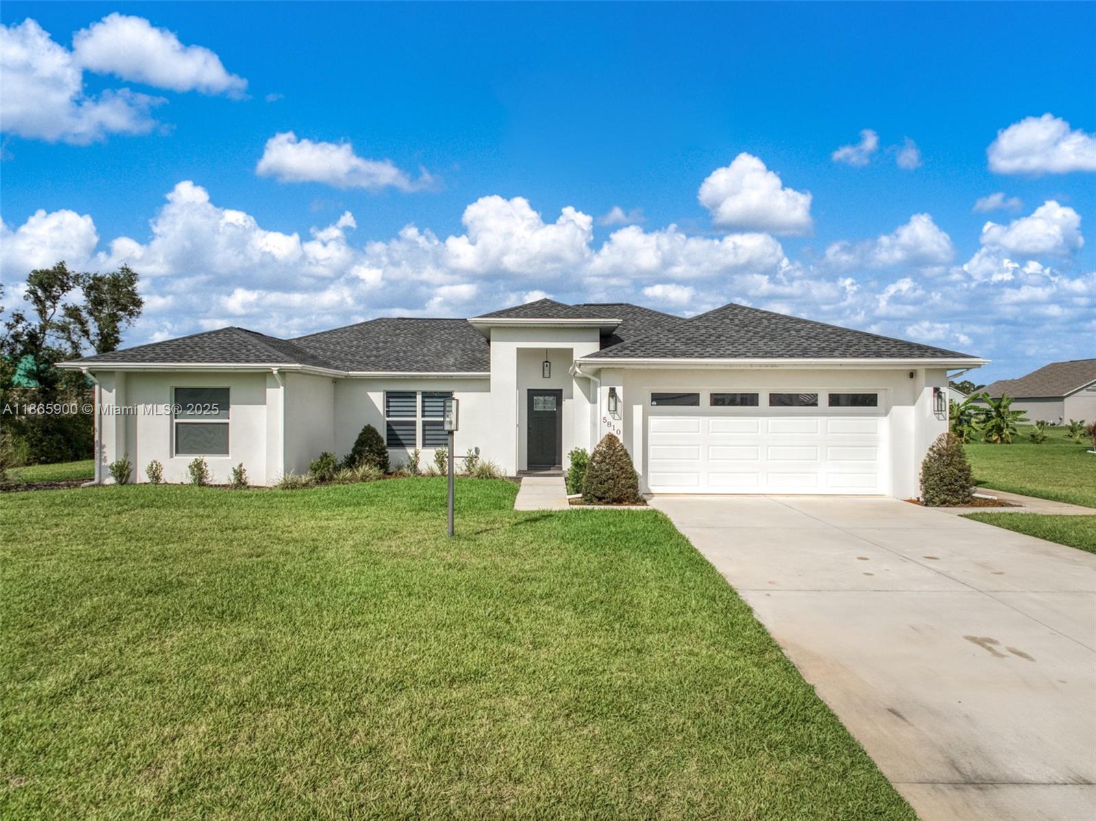 Welcome to this 2023-built home in the Sun N’ Lake community of Sebring. Features include an open floor plan with vaulted ceilings & luxury vinyl plank flooring throughout. Better than brand new, this home has been lived in less than a year & enhanced with thoughtful upgrades. A state-of-the-art smart home system allows you to control the entire house from your phone. The owner transformed the covered back porch with custom tile, a beadboard ceiling, ceiling fan, and invisible screening, creating a private & relaxing retreat perfect for year-round enjoyment. Inside, motorized window coverings add style and function, and will remain with the home. Move-in ready and designed with comfort in mind, this property offers the best of modern living with upgrades you won’t find in new construction.
