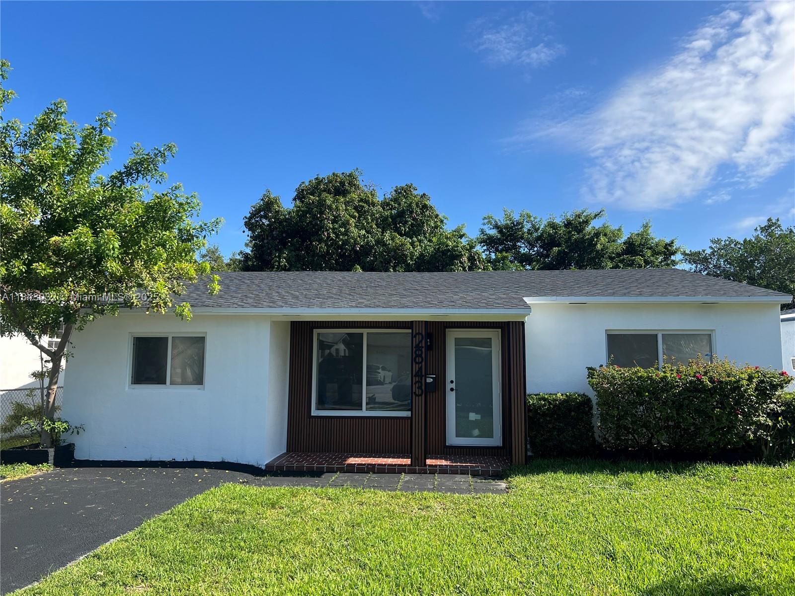 Totally remodeled, single family home w/ 3 Beds, 3 full Baths , just 3 miles to Hollywood Beach and very close to downtown Hollywood. This home is on a 7,000 S/f Lot, on a quiet side street in a great neighborhood (no HOA). NEW roof, NEW bathrooms, NEW hurricane impact windows and doors, NEW floors, NEW water heater, NEW kitchen and appliances, . Switches and outlets are new as well as all the LED light fixtures. The huge backyard has mango fruit trees. Please use showing time to schedule an appointment.