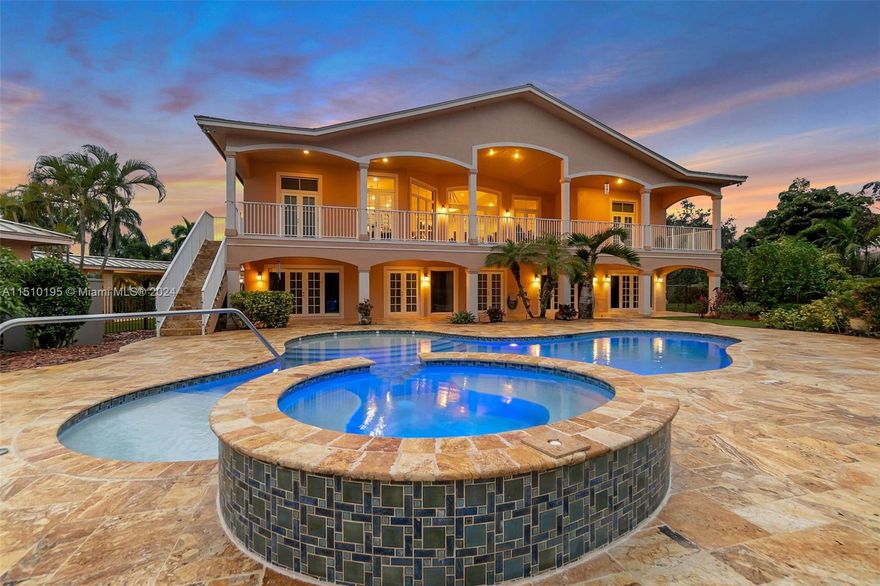 6,178 sq ft under air perched on the Cul-De-Sac, with grounds elevated by 10 feet. Live in one of the most sought after neighborhoods in the County. 6 bed(5 En Suite) 5 and 3 half bath Luxury Home. Splendid Design, the finest materials and high-end finishes make this home a Masterpiece. Marble and Hardwood floors, Heated/Salt System Pool/Waterfall Spa. Enjoy home-grown Avocado, Mango, Papaya, Guava, Apple, Sapodilla & more. Premium appliances with Sub-Zero Fridge, Metal Roof, Marble and Turkish Travertine Pavers, Impact Windows and Doors, Sauna, Steam Room, & Diesel Generator.  In-Law Suite w full kitchen and private garage entrance. Info deemed accurate but subject to errors/omissions. Listing info can be updated/modified at any time. Measurements are approx and sq ft is pulled from​​‌​​​​‌​‌​​​‌‌​​​‌‌‌​​‌​​‌‌​​​​ BCPA.