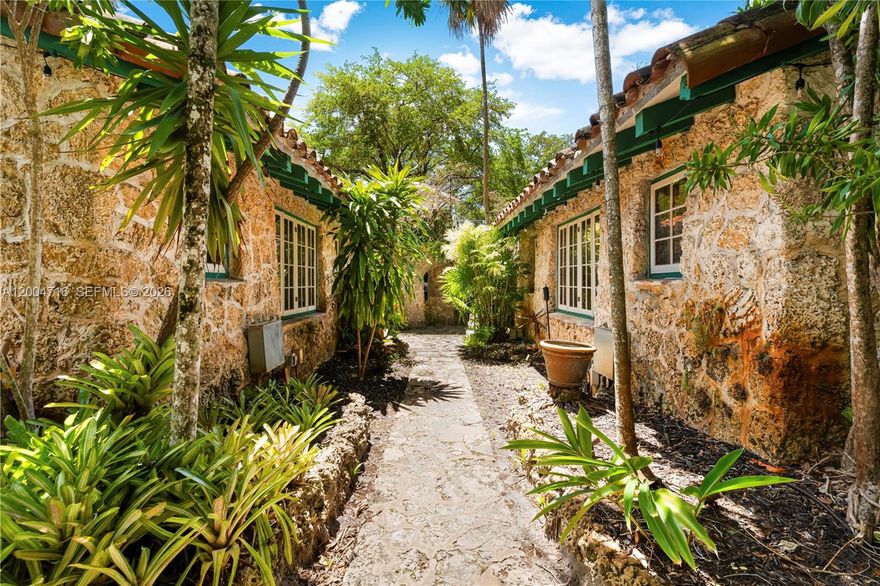 Introducing Coral Rock Village, a truly one-of-a-kind historic landmark in the heart of Coral Gables at 1301 Milan Avenue. Originally built in the 1930s, this extraordinary property is crafted from authentic coral rock and designed as a private village—offering a rare blend of architectural character, history, and lifestyle.

The compound currently features five individual cottages and one distinctive architectural structure, thoughtfully arranged within a lush, tropical setting reminiscent of a secluded Mediterranean enclave. Each residence showcases timeless details, including exposed coral stone walls, wood beam ceilings, and seamless indoor-outdoor living.

The owner is now offering a unique opportunity: retaining Cottage #5 while repositioning the property at a newly adjusted price, creating enhanced value and flexibility for the next owner.

More than a traditional property, Coral Rock Village is an immersive environment with intimate courtyards, winding pathways, and tranquil green spaces that inspire privacy and creativity. Its historic significance and artistic essence make it ideal as a private retreat, boutique investment, or legacy property.

Ideally located moments from Granada Golf Course and just minutes from fine dining, boutique shopping, and cultural destinations, this is a rare chance to own a piece of Coral Gables’ architectural heritage.