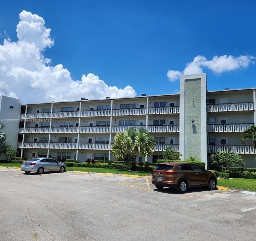 PRICE REDUCTION!  Great value on this 2BR/1.5BA Condo unit with large enclosed balcony/florida room with serene water view. Located in the well maintained and well ran Southampton B  in West Palm Beach's Century Village. Milestone inspection completed 2023. New roof in 2023. Building painted in 2024. Good reserves and no special assessments. Owner Occupant(s) only - No rentals allowed. Neutral tile floors throughout, along with Central AC.  Cash offers require 10% EMD or $1,000 minimum, whichever is greater, and all financed offers require 1% EMD or $1,000 minimum, whichever is greater. The seller does not accept blind offers or escalation clauses.