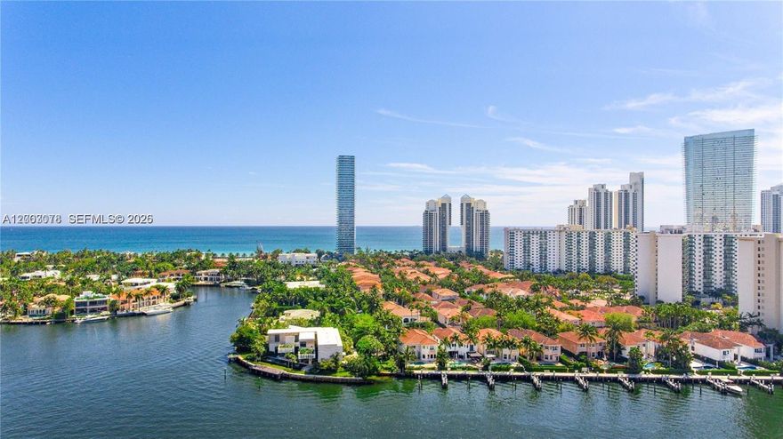 SPECTACULAR CORNER RESIDENCE AT TURNBERRY ISLE SOUTH. Enjoy 180° views of the Ocean, Intracoastal, and Golf Course from your private wrap-around balcony! This oversized 2BR/2BA (1,887 sq. ft.) features a massive primary suite, and bright, airy living spaces. Offered at a compelling price, this residence represents an exceptional value for a high-floor "D" line. Turnberry Isle offers 5-star living: Poolside café, elite gym/spa, 24hr security, and valet. Located across from the Aventura Mall and the 3.5-mile exercise trail. Minutes to the beach and international airports. Luxury, location, and unbeatable value—this is the opportunity you've been waiting for.