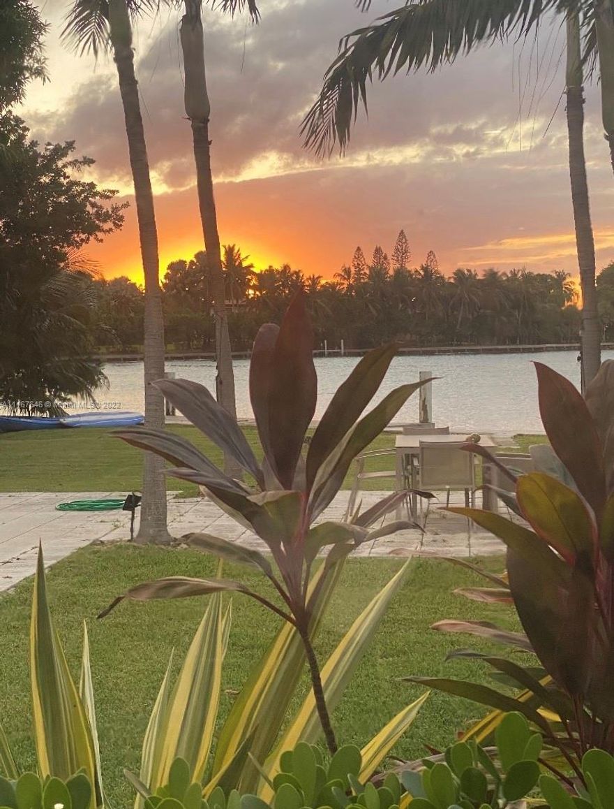 PRESENTING A ONE OF A KIND, RARE, DOUBLE LOT IN THE MOST SOUGHT AFTER NEIGHBORHOOD OF SURFSIDE! This waterfront home enjoys both spectacular wide views of the Intracoastal waterway and Indian Creek Island as well as a perfect location on one of the most coveted blocks of Bay Drive.  The lot totals +/- 20,000 sq feet with 107 ft. of frontage on the water making it the largest waterfront lot currently for sale in Surfside! The current house is in excellent condition and boasts a wonderful and modern layout with 4 bedroom and 4 full bathrooms that can easily be updated or expanded .This property has endless opportunities for the right buyer who can renovate, build one spectacular new estate, or split the lot and build two waterfront homes.This won’t last!