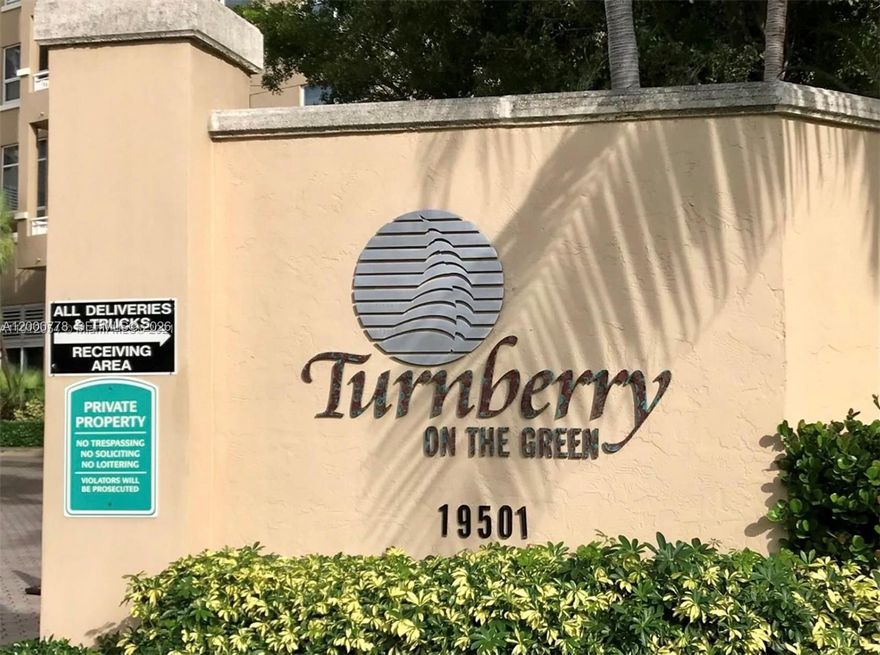 LOFT STYLE 2/2 FOR RENT AT PRESTIGIOUS TURNERY ON THE GREEN. 12 FT-CEILING, UPGRADED APPLIANCES, FULL SIZE WASHER & DRYER INSIDE THE UNIT. GRANITE COUNTER TOPS & LAMINATE FLOORS.AMPLE WALK-IN CLOSETS & MANY MORE UPGRADES TO ENJOY. LUXURY BUILDING WITH WORLD-CLASS AMENITIES, INCLUDING: 2 HEATED SWIMMING POOLS, JACUZZI, FITNESS CENTER, SPA, SAUNA, BILLIARD, PARTY & CONFERENCE ROOMS, BUSINESS CENTER, SECURITY 24/7 & VALET PARKING. LOCATION IS UNPARALLELED! LOCATED RIGHT ACROSS THE STREET FROM THE AVENTURA MALL & A SHORT DRIVE TO THE BEACHES... WON'T LAST!!!!!!