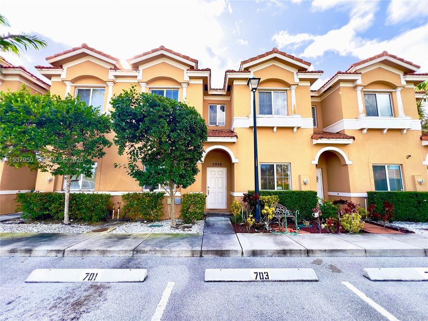 INVESTOR ALERT: $154/MO HOA! Cash-flow with ease in this 2016-built, 1,454 sq. ft. townhouse with tenant in place. This modern 2BR/2.5BA + Den home features dual upstairs primary suites with walk-in closets and convenient upstairs laundry. The main level boasts an island kitchen with stainless steel appliances and a flexible den/office space. Includes private patio, under-stair storage, and 2 parking spots. Quiet community with clubhouse amenities and unbeatable access to the Turnpike, I-95, and Sawgrass Expressway. Extremely low maintenance and high-demand location—don’t miss this turnkey opportunity in Tamarac! Call me now!