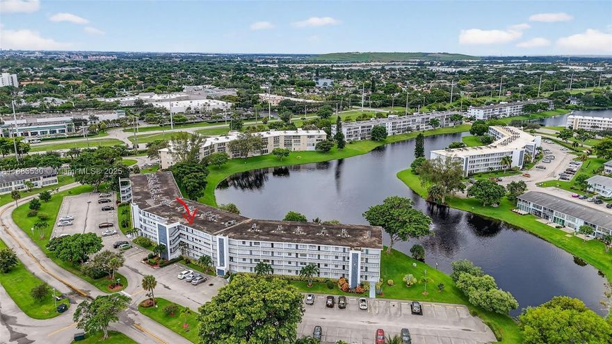 AMAZING waterfront views highlight this 2nd-floor 1BR/1.5BA in Farnham N, Century Village. Enjoy an enclosed Florida room overlooking the serene lake and tile floors throughout. Primary bathroom includes a shower stall, plus fresh paint and an updated toilet in the half bath. Elevator building for easy access. With a motivated seller, this move-in-ready home is priced for comfort and value. Century Village’s 55+ community offers resort-style amenities including pools, clubhouse, fitness, tennis, and endless activities. No lease building. 650 credit score required. No Pets. Can be purchased furnished for a turnkey experience, or unfurnished to make it your own.