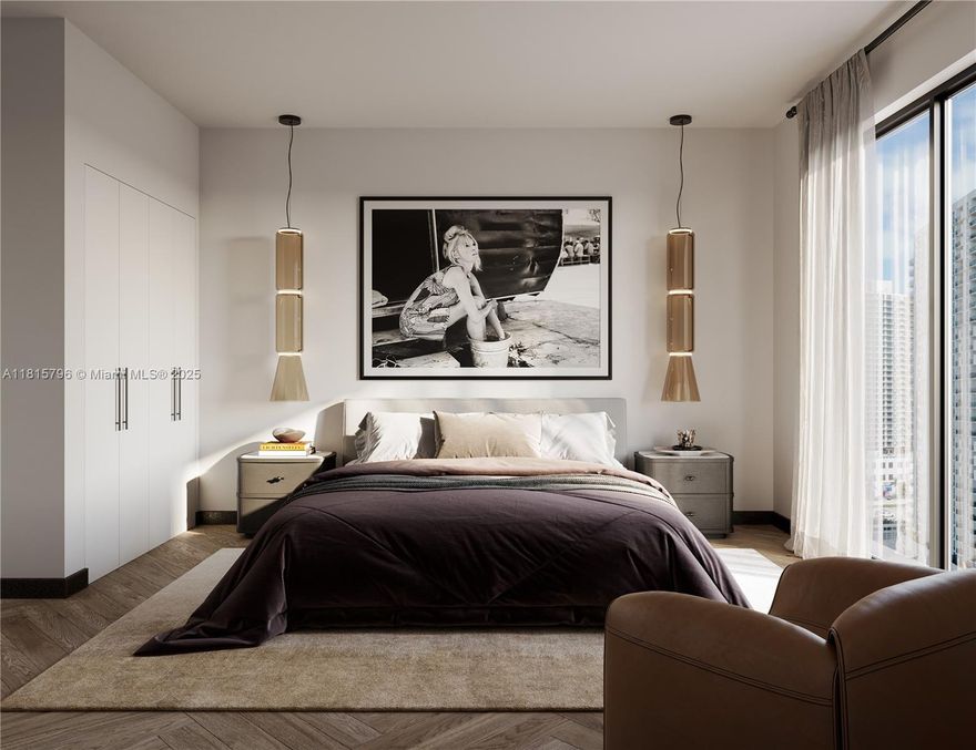 The Rider Residences, A Pre-Construction project nestled between Midtown, Edgewater, Design District, & Wynwood, fully furnished residences with no rental restrictions This Lockout Unit is the Swiss Army knife of Real Estate, offering unmatched flexibility for owners & investors, allows for multi-use living—reside in one section, rent the other, or combine for a spacious retreat. Enjoy premium amenities, including a private beach club, rooftop pool, wellness center, Sauna, Hamam, and Cold Plunges, plus the exclusive Rider Link App for seamless owner management. Interiors boast high-end finishes and smart layouts maximizing space. Anchored by Amazon’s latest expansion a Whole Foods Market, plus Equinox has preleased in a nearby Edgewater development, further elevating the area's prestige.
