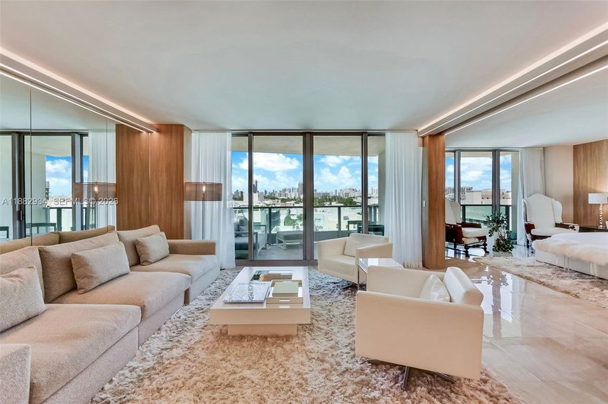 Designer Oceanfront Residence at Il Villaggio — Rare 1,370 SF Luxury 2 Bedroom Condo on Ocean Drive in Miami Beach. Welcome at IL VILLAGGIO 811, one of Miami Beach’s most coveted addresses. This masterfully reimagined 1 Bedroom + Office/Guest Suite, 2 Bathroom home spans 1,370 SF and features a rare, fully gut-renovated floor plan. Thoughtfully designed with bespoke finishes, it seamlessly blends modern sophistication and timeless elegance. Private elevator entry opens to a sleek open layout with abundant natural light, spa-inspired bathrooms, and two west-facing balconies showcasing breathtaking skyline views and unforgettable sunsets. Il Villaggio offers 5-star amenities, including Private Beach Service, a brand-new Fitness Center, Pool, Spa, 24Hr Concierge, Valet, and state-of-the-art Security. Ideally located on world-famous Ocean Drive, steps from fine dining, luxury shopping, and the white sands of Miami Beach.