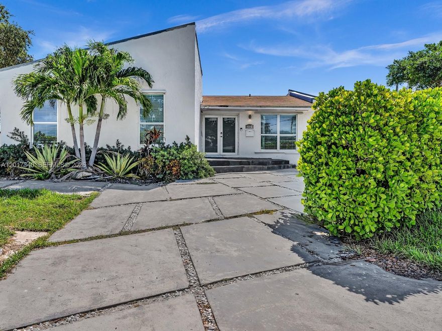 Welcome to your dream home in the exclusive Sans Souci Estates! This beautifully renovated 5-bedroom, 4-bathroom residence on an oversized corner lot featuring a private pool. The home boasts three-bedroom suites with private bathrooms, a renovated kitchen with stainless steel appliances, a custom primary bathroom with luxury finishes and double showerheads. Relax or entertain in your stunning private courtyard, offering complete seclusion for lounging or BBQing. Experience the refreshing ocean breeze from nearby waterways in a location that is walking distance to houses of worship and just 7 minutes from Bal Harbour Shops and Miami Beach and much more. With easy access to major highways and no HOA, this is the perfect opportunity to park and grow your investment for years to come. Don’t miss out on this Sans Souci gem