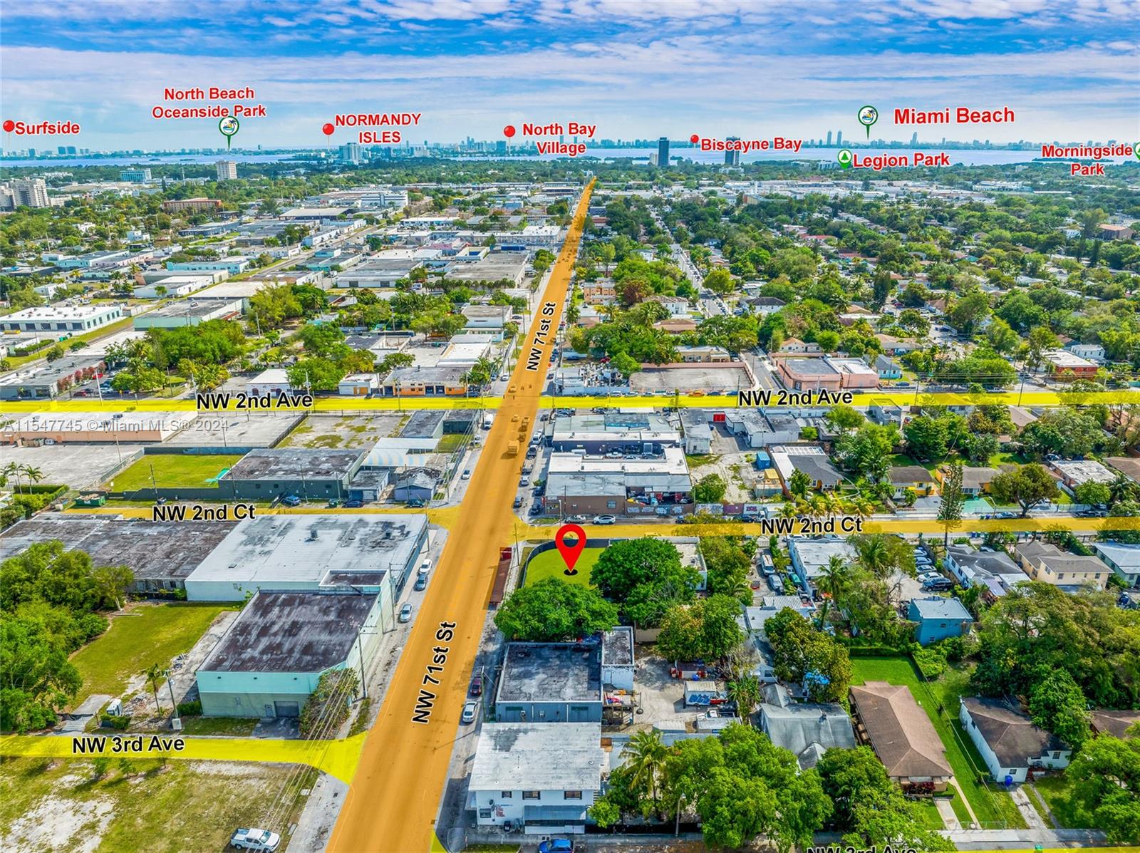 Development opportunity in the direct path of progress, 7800 sq feet of vacant T-5O Land. Build a multifamily building or business in the epi-center of little Haiti. Located on the predominantly industrial businesses nw 71 Street, minutes from Magic City, I95 and Wynwood.