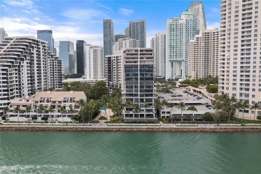 True Island living awaits you. From the moment you cross the bridge to Brickell Key, you know you've arrived at home. With open green spaces along with its famed waterfront walkways, you will never want to leave. Just a short walk to Brickell's Financial district, but a world away from the buzz of the city; This 2 bedroom condo boasts water views from every window, a bright open floor plan, and 2 parking spaces. Brickell Key II is undergoing a renaissance and this unit has new windows and balcony already installed and will emerge as the premier residence on the island with a host of amenities including a ground level pool overlooking the bay, tennis, and racquetball and a brand new gym.