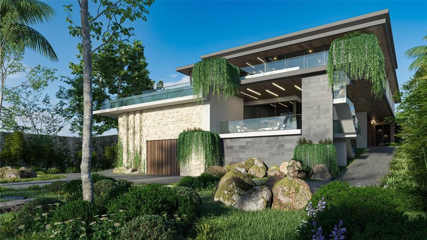 Rarely available .423 acre, 100 ft wide prized property directly across the street from the 20 acre Bayfront Kennedy Park. Sale includes construction plans for what will probably be an Architecture design award winning 3-story, 6 bedroom Contemporary home. Easy and pleasant walk to the Grove, Marinas. Top floor features a resort like pool, entertainment areas and generous Master Suite.