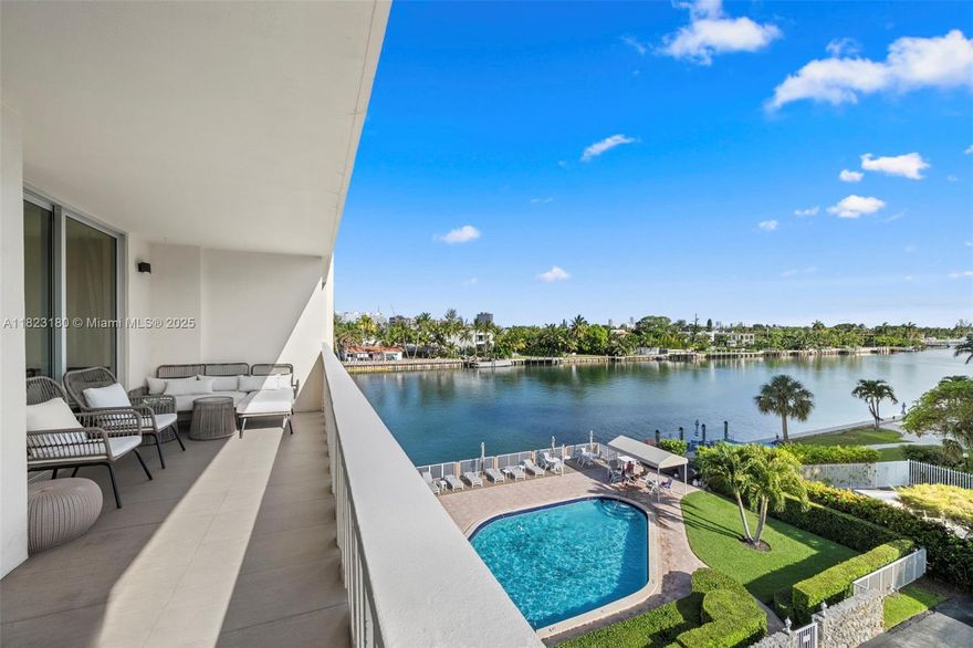Unparalleled luxury meets waterfront living in this fully furnished expansive 2,500 SF 3BR/2BA residence overlooking the iconic Indian Creek waterway. Fully remodeled with ultra-luxe finishes, smart home tech includes Nest duo-zone A/C, remote LED lighting, door locks, and full high-speed data wiring. Features include imported wood floors, impact windows, a stunning open layout, gourmet kitchen with Bosch/Samsung appliances and Fisher & Paykel fridge, plus a butler’s pantry. Designer bathrooms, elegant lighting, and premium fixtures elevate every space. Close proximity to the beach, top-rated schools, and Bal Harbour Shops. Rare opportunity to lease luxury living in a prime Miami location.