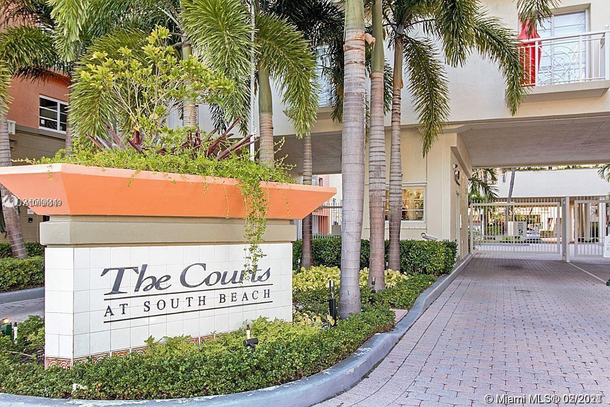 Furnished 2br @ The Courts. Premium South of Fifth location. Walk to the ocean, top restaurants, S. Pointe Park, markets and more. The unit is fully furnished and ready for move-in. Spacious balcony and Washer/Dryer in the unit. The Courts offers (2) pools, gym, 24hr security, assigned and guest parking. Act fast. Won't last. No short term. Easy to show. See Broker's remarks.
