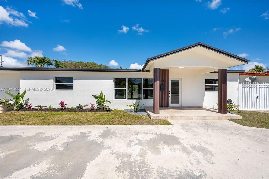 This beautifully updated 1,874 Sq.Ft 4-bedroom, 3-bathroom canal-front home offers the perfect blend of comfort and outdoor living. The property features a spacious backyard ideal for entertaining, complete with a covered terrace overlooking the canal. The home has been thoughtfully upgraded with a brand-new roof, impact windows and doors, PVC plumbing, a modern kitchen, and renovated bathrooms. A rare opportunity to enjoy move-in ready living with peaceful waterfront views.