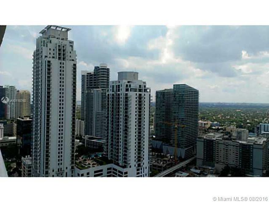 BEST VALUE in Brickell!! Beautiful 2bed/2bath unit in centrally located luxury building in the heart of Brickell. The plaza offers fantastic amenities: gym, business center, 2 heated pools, sauna, lounge. Walk to best restaurants, World Class shopping, Brickell City Center & financial district. Close to AAA, performing art center, I-95, Airport, Miami Dade College. Beautiful kitchen, and amazing city view.