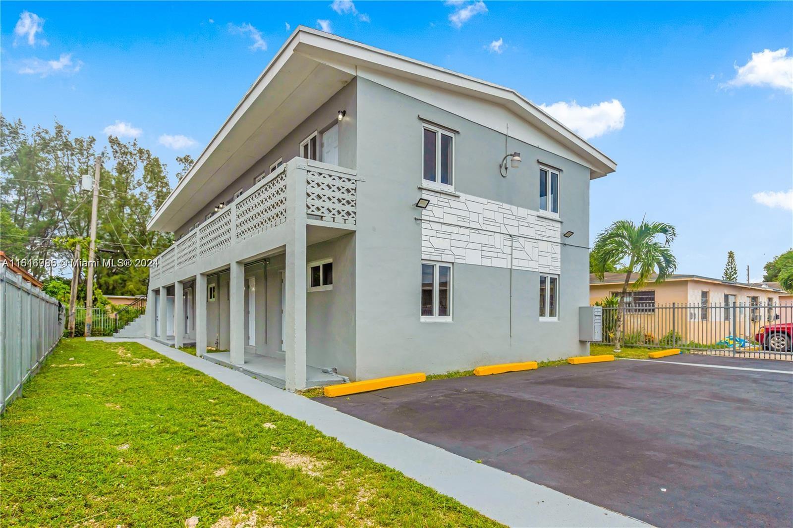 Fully renovated Fourplex! Brand new floors, kitchen, and bathrooms. The entire building has been updated. Unit for rent has 2 bedrooms, 1 full and a half bathroom. Impact windows and doors storm protection. Fenced building with individual parking, more parking available on the street. Excellent Location, close to downtown Homestead, Krome Ave, US1, FL turnpike, parks, great schools, major shopping centers & restaurants! Gateway between Miami and FL Keys. Easy to show. May the Force be with you!