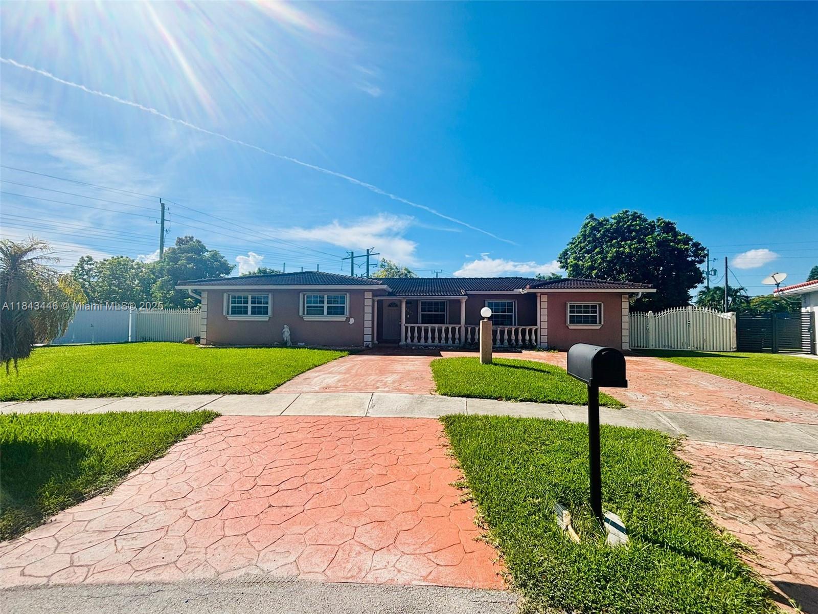 Exceptional cul-de-sac opportunity in Westchester! This spacious property sits on a 13,500sqft lot with a private pool and backyard—great for entertaining or relaxing. The main home offers 3 bedrooms, 2 bathrooms, a living room, and a Florida room, plus a converted garage used as a 4th bedroom with in-suite bath and private entrance. Includes independent in-law quarters with 2 bedrooms, 1 bath, and kitchen, perfect for extended family or rental income. All with permits. The property has gated access on both sides, room for RV or boat parking, and space for 4-car driveway. Maintained in original condition, it’s a perfect canvas to customize. Located just minutes from FIU, top schools, Tropical Park, Baptist Hospital, and major expressways. Don’t miss this opportunity. Pictures coming soon!