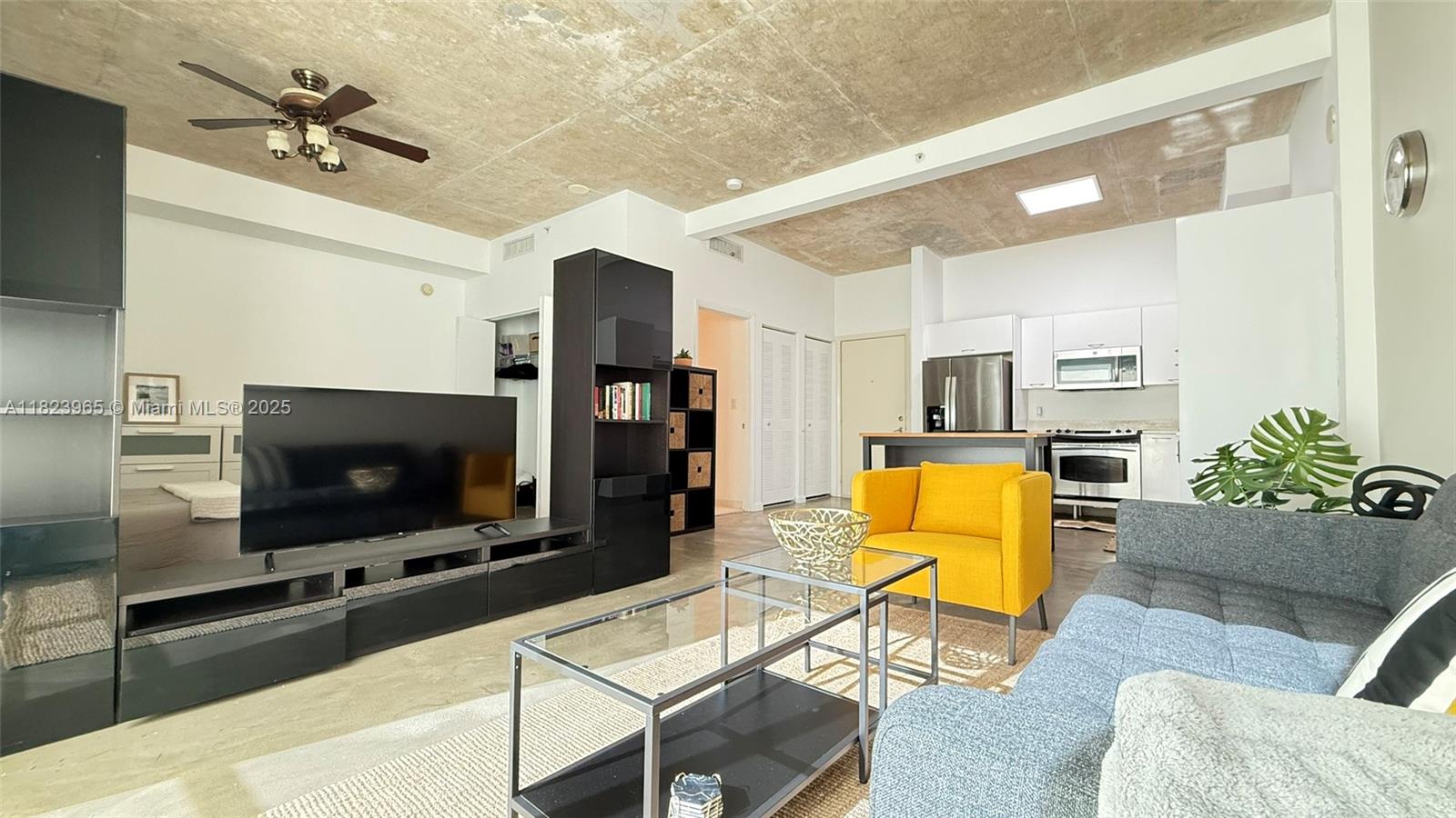Bright and modern fully furnished unit in the heart of Downtown Miami, located in the sought-after Loft 1 building. Recently painted and featuring brand-new furniture, this well-maintained residence is fully equipped for a comfortable, all-inclusive lifestyle. Surrounded by dining, shopping, and public transportation. 1-year lease preferred, 6-month lease considered. Move-in ready! Parking available just around the corner for only $60/month.