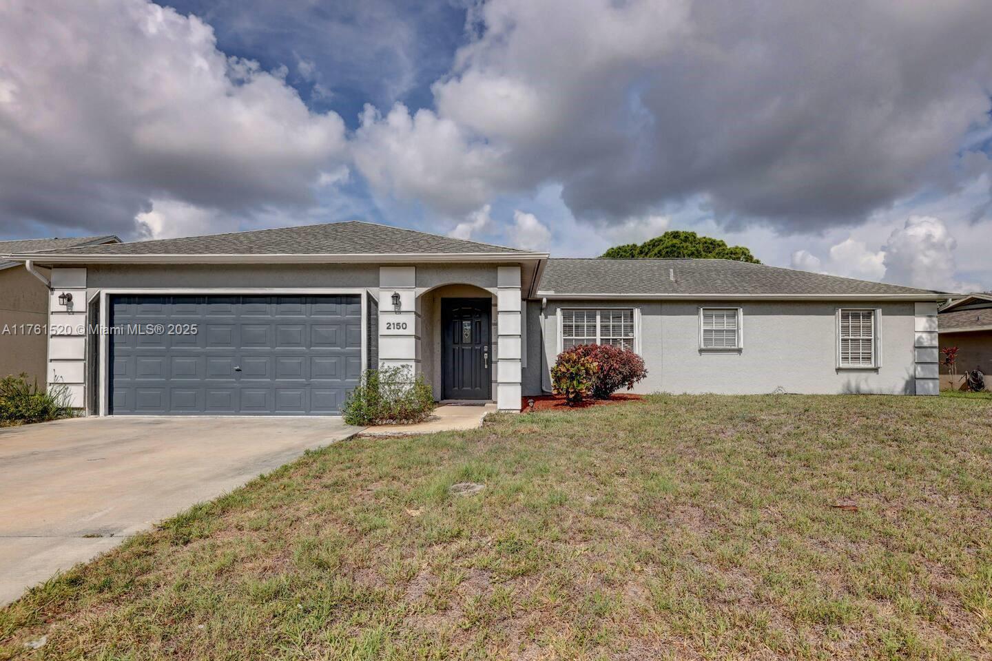 Welcome to this newly renovated, Move-In-Ready Pool home w/ a modern contemporary feel. Step inside to a wide open floor plan which boasts vaulted ceilings & ample upgrades. New tile floors flow into your custom kitchen equipped w/ a large island, quartz countertops, stainless steel appliances, & beautiful custom cabinets. 3 large bedrooms & 2 bathrooms w/ a remodeled large master bath. Enjoy a covered patio w/ a huge yard & brand new Swimming Pool, perfect for entertaining. Accordion shutters, No HOA. Close to shopping, restaurants & access to highways. Short drive to the beach & Treasure Coast Mall. Roof 2005, AC 2025, Water Heater 2020.
