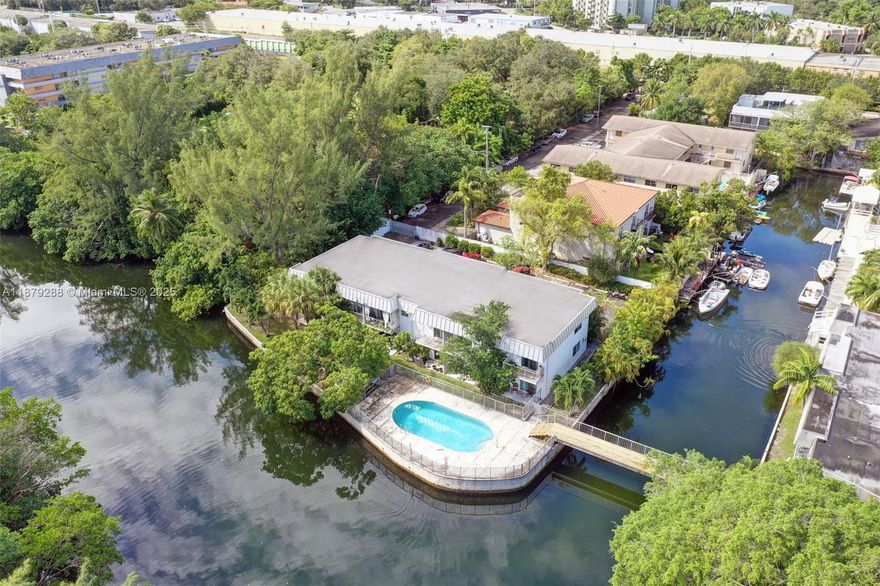 Updated and fully furnished cozy 1BR located in a small waterfront building in North Miami. Enjoy the tropical tranquility of canal living. Rent includes internet (tenant only pays electric). Gated condo is located minutes from shopping, grocery, restaurants, parks, mass transit; canal has ocean access. Impact windows and doors. Laundry on site. Boat slips available for rent. Only First month + Security deposit due at signing! Renters insurance required.